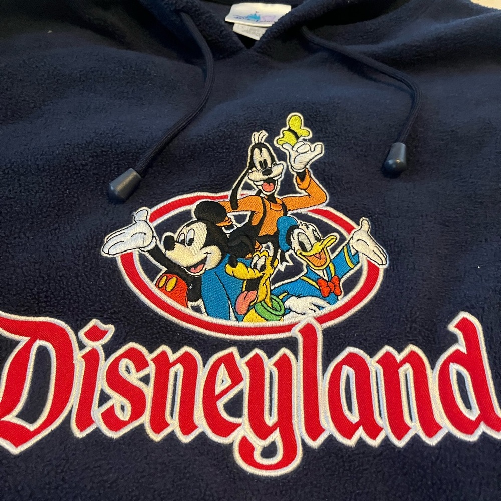 Disneyland Navy Hoodie with Classic Characters